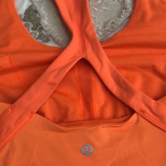 Orange lululemon tank - Picture 3 of 4